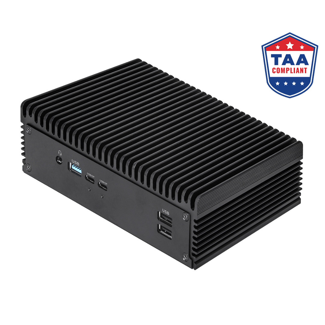 Fanless industrial Box PC ASRock Industrial iBOX-155U for edge computing and automation